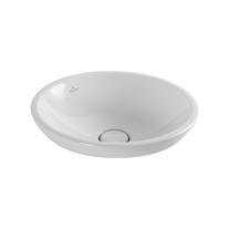 Lavoar pe blat Villeroy & Boch, Loop & Friends, rotund, 43 cm, alb alpin